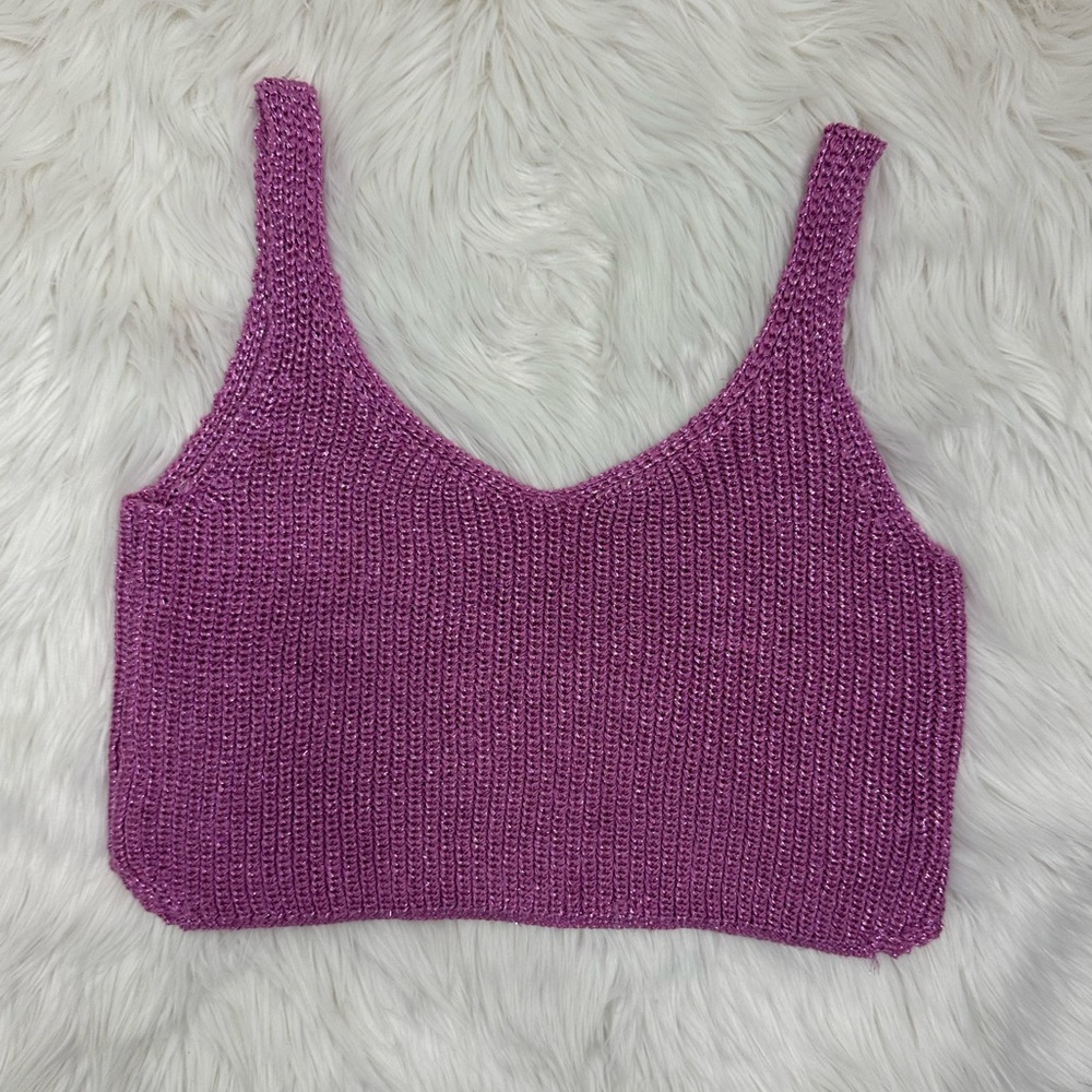 American Apparel Sparkly Knit Top